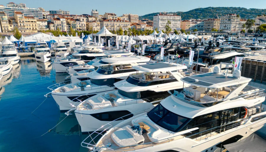 An Absolute motor yacht