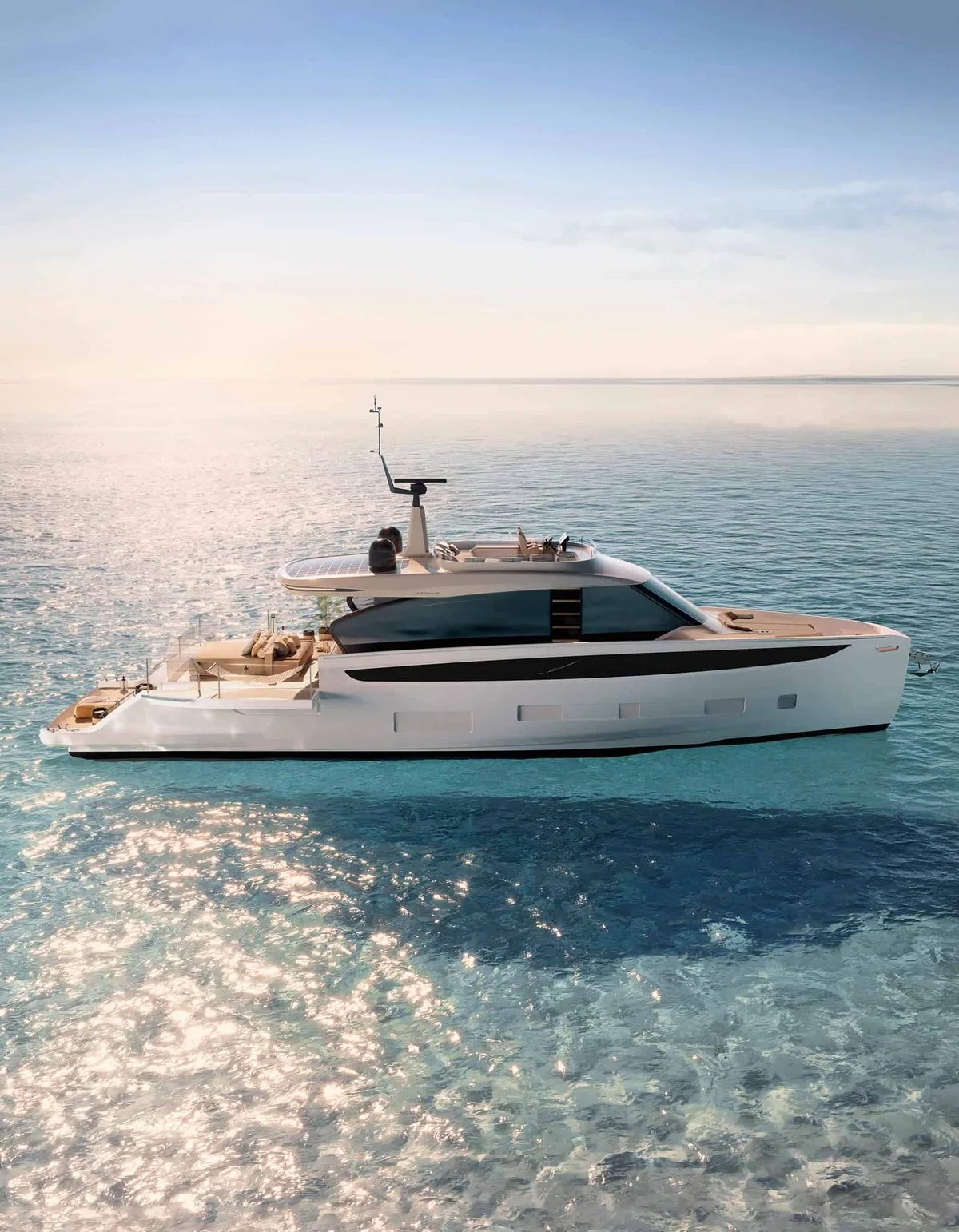 The interior of an Azimut