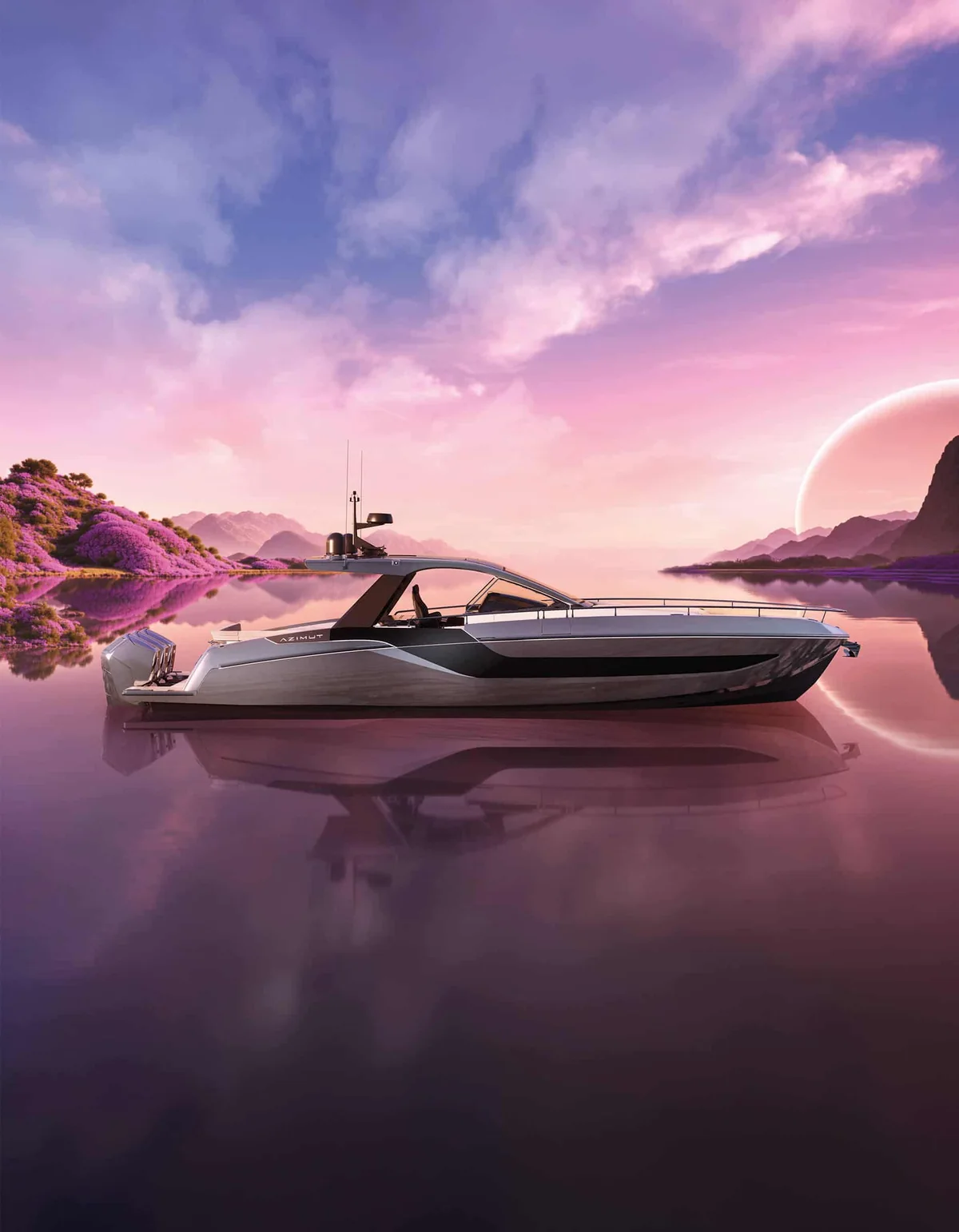 An Azimut yacht