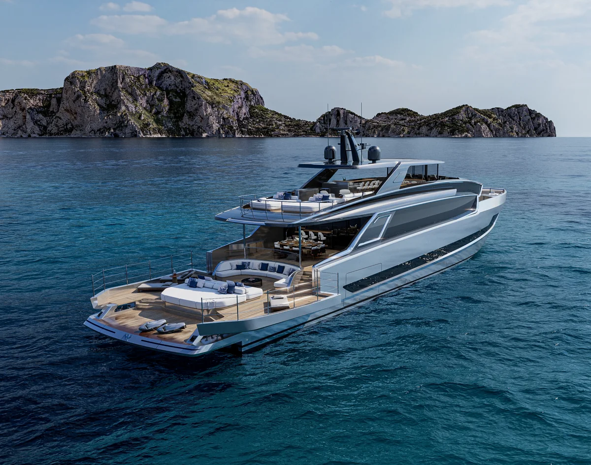 An ISA superyacht