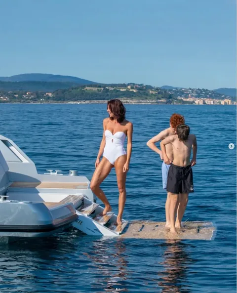 Client memory 1 aboard our yacht in Cannes