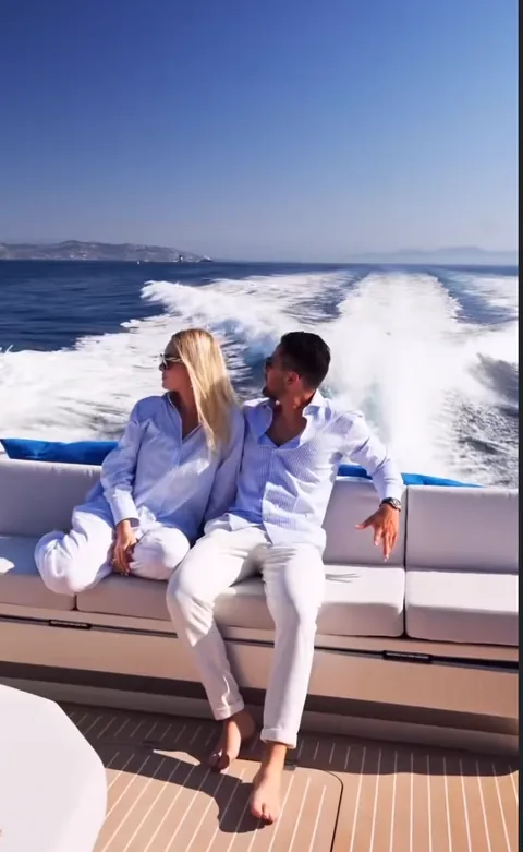 Client memory 14 aboard our yacht in Cannes