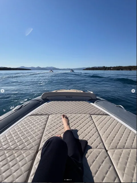 Client memory 17 aboard our yacht in Cannes