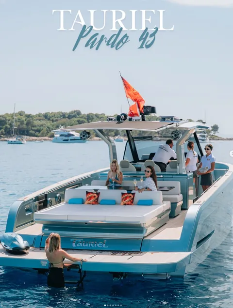 Client memory 20 aboard our yacht in Cannes