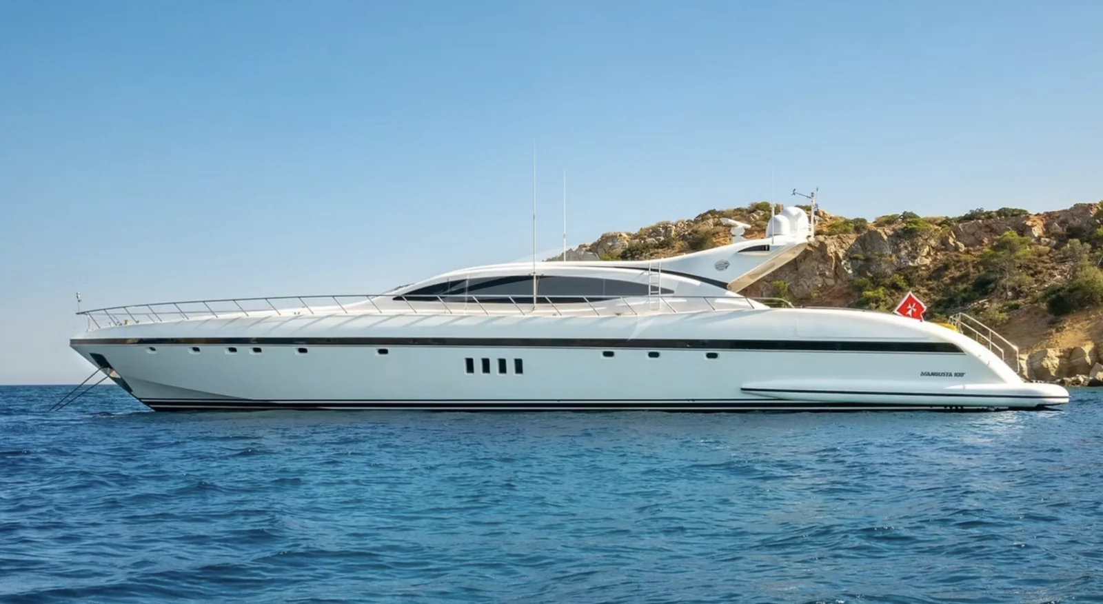 Mangusta 108 - photo 1 yacht charter Cannes