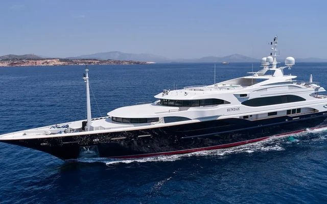 SUNDAY - superyacht for week charter